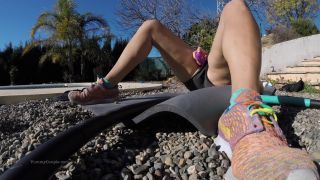 Outdoor Hula Hoop Sex Mega Cumshot Extravaganza Show-1