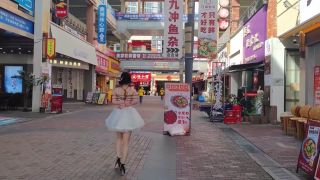 长颜草 捆绑户外逛街 (Fetish porn)-1