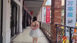 长颜草 捆绑户外逛街 (Fetish porn)-3