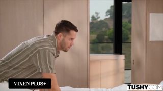 Blonde TUSHY Petite Blonde Cutie Claire Roos Has Her Tiny Little Ass Filled Up-1