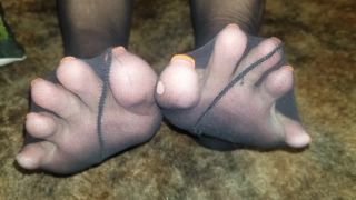 free adult clip 45 Dirty nylon foot pov - foot - femdom porn busty femdom-0