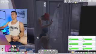 Cartoon Playing and Jerking Off to The Sims 4- wicked whims-3
