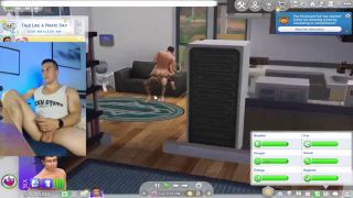 Cartoon Playing and Jerking Off to The Sims 4- wicked whims-6