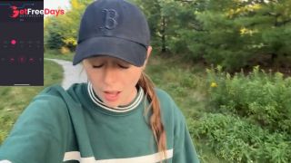 [GetFreeDays.com] Risky Trail Walk With My Lush  Public Orgasm  Remote Vibrator Sex Clip February 2023-5