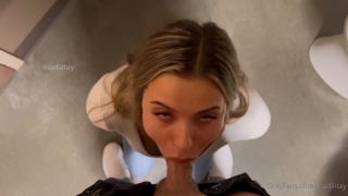 Madiiitay, Getting a Facial In The Public Restroom Onlyfans (Bukkake porn)-2