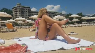 Public Beach Orgasm with Lovens Lush Control by My Stepbro-2
