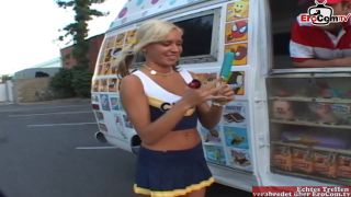 Petite Blonde College Teen With Tiny Tits Pick Up For Spontaneous Car S-1