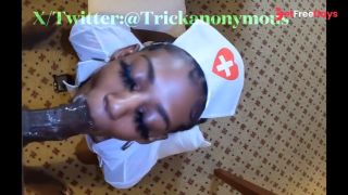 [GetFreeDays.com] Petite Ebony Nurse Gives Patient a Sloppy Blowjob Adult Clip June 2023-7