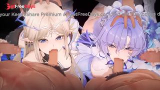  2,3DWuthering Waves Cantarella,Cartethyia group orgy sex2.-1