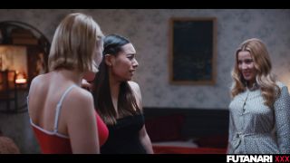 6201 2 Blondes 1 Brunette - Trans Fucks Girl In Lesbian Shema...-5