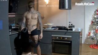 Reallifecam - Honny And Demian Hot Blowjob Sex In The Kitchen 17.01.2025 780P - Amateur-2