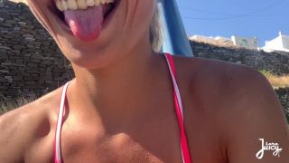 [Amateur] SQUIRTS of GREECE - NAUGHTY VACATION PUBLIC COMPILATION |LaraJuicy-8