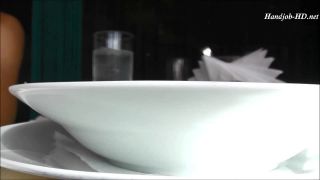 Handjob in a public cafe – KatiesClub | handjob | handjob porn -0
