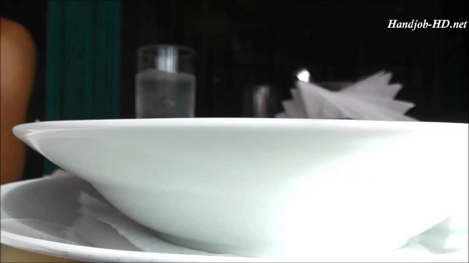 Handjob in a public cafe – KatiesClub | handjob | handjob porn 