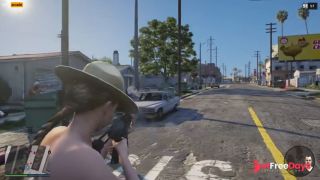 [GetFreeDays.com] GTA V Nude Mod Installed Game Play Part 21 GTA 5 Missions Story Mode Sex Stream October 2022-3