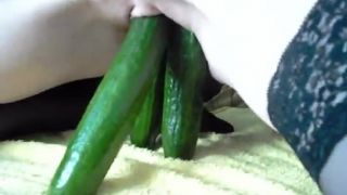 video 20 Tripple cucumber fuck | brunette | brunette girls porn adult breastfeeding fetish-6