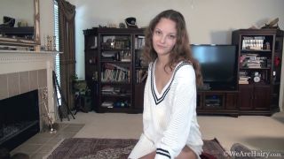 6263 Hairy - Penelope Jones - White Sweater Red Heels-1