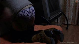 Free Porn Spank Video | [hotspanker.com] M055 - New Model Lea Tried Leather Spanking by Man-4