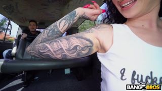 Arabelle Raphael – Euro Tattoo Artist Gets An Anal Ride – Bang Bus – Hd 720P BigTits!-1