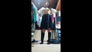 free porn video 25 shebaijczhifulive 色白かわいいはえかけを見せつけながら制服オナニー,  on japanese porn -1