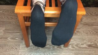 Kelly_feet my new beautiful black socks foot(porn)-8