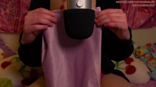 VirtuousGirl - Sexy Topless ASMR Triggers in My Panties (no talking)-3