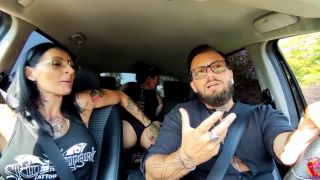 Ladymuffin And Tommy A Canaglia Take Harley Sixx Into The Grove.-4