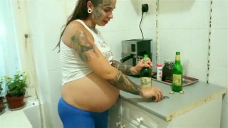 Pt 1GymBabe - 9 Month Pregnancy Summer Heat-4