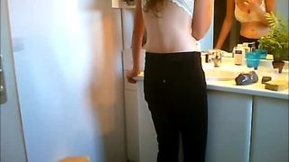 Teen spied in bathroom  dressing-6