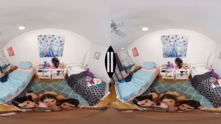 NaughtyAmericaVR, NaughtyAmerica: Alex Coal, Kenzie Madison, Michele James - Super hot cutties Alex Coal, Kenzie Madison, & Michele James have nothing better to do but share your cock for Spring Break UltraHD 4K.-9