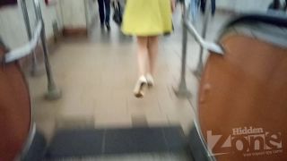 Voyeur 11096-A short yellow dress 2-6