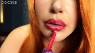  Lipstick  Lulublue x  Lulublue X Jessica Rabbit Red Lipstick Fetish-1