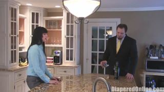 DiaperedonlineLexi Lexi Business Girl Spanked  Diapered-0