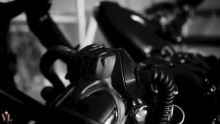 Rubber bitch pegged mercilessly -  bondage-1