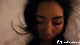 Paid A Beautiful Random Asian Girl To Blow My Cock Balls Deep - Homemade-0