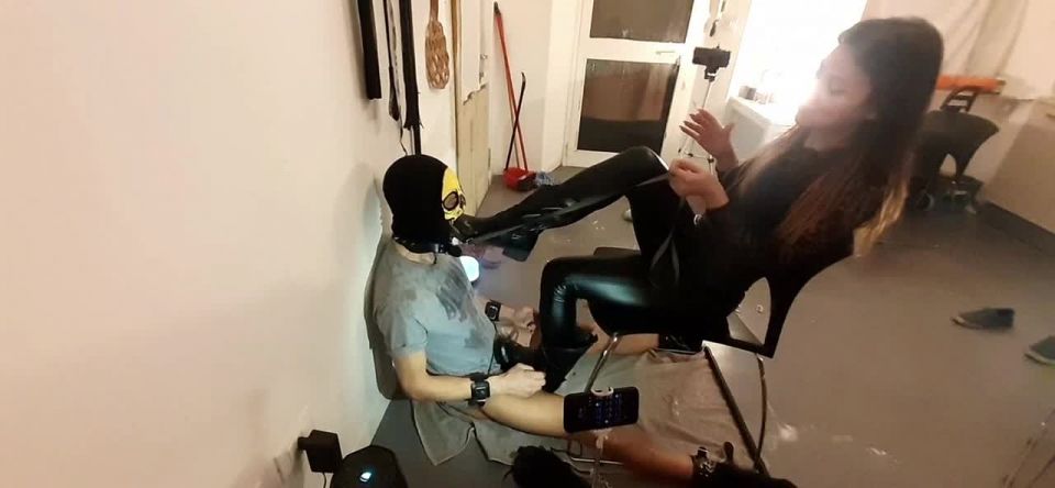Miss Sandra Domina- Sadic Boots Cleaning Sex Clip Video P...