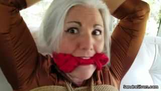 xxx clip 3 SandraSilvers – Gigi Semi Suspended in Rope Bondage Van Ride | sandra silvers | bdsm porn feet fetish porn-8