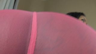 Ebony Barbie Estrella`S Nylon Ass Play FACESITTING POV-9