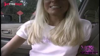 All Natural Blonde Babe Flashes Everything In Risky Spots-5