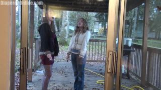 DiaperedonlineAmber Natalia Natalia  Amber Smoking Outside-2
