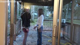 DiaperedonlineAmber Natalia Natalia  Amber Smoking Outside-5