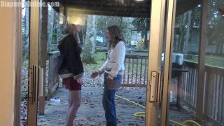 DiaperedonlineAmber Natalia Natalia  Amber Smoking Outside-6
