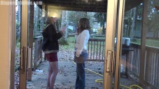 DiaperedonlineAmber Natalia Natalia  Amber Smoking Outside-9