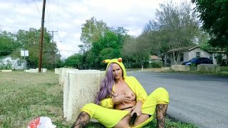 Hope In Public Pikachu CUM Slut Takes Very Public BBC Fisting!-7
