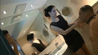 bloody femdom Mistress Blackdiamoond In Scene: Toilets Slave, kinky fetish on fetish porn-3