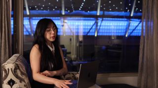 Onlyfans - Korean Secretary Fucks Boss For Raise In Open Holed Pantyhose Slutty Girl Elle Lee - Oral-1