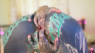 [K2S.CLUB] Z-Filmz - Tätowiertes Mädchen masturbiert, berührt sie und Arsch - FullHD 1080P-4