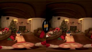 VR 180  Blue Haired Elf Jewelz Blu Rides Santa'S Big Cock -8