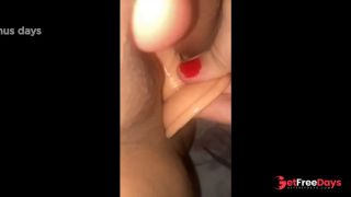 Your cock makes me cum Watch how I soak the whole bed-9