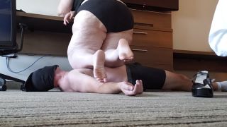 AmazonAmanda Amazonamanda - more full weight trampling from today cheststanding bouncing 23-10-2020-8